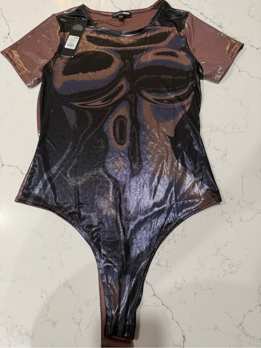 Fashion Nova Y2k Baddie Bodysuit NWT Size Medium